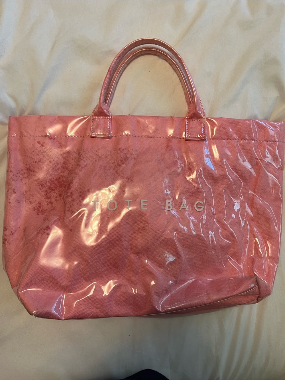 Glossy Pink Tote Bag - Women's Everyday Carry